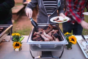 Texas barbecue special event and wedding catering.